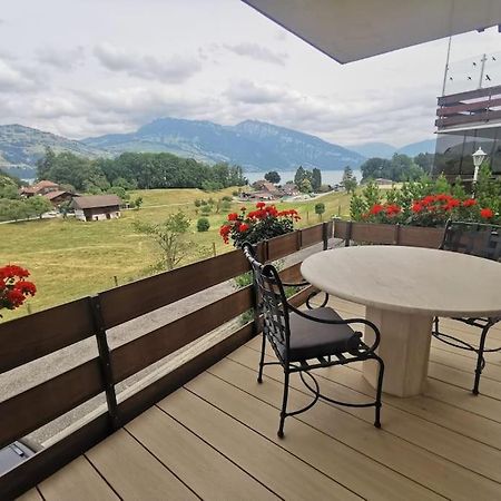 Neb-Thun Einigen, Wohnung Am See Spiez Eksteriør billede